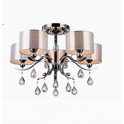 Modern K9 Crystal Chandelier E27 6 Lights