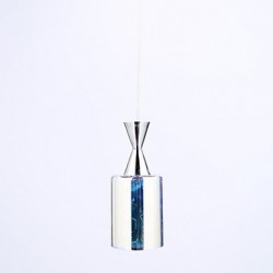 Dream laser Engraving Chrome Plated pendant lamp