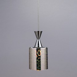 Dream laser Engraving Chrome Plated pendant lamp