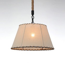 (S)1 Lights/Pendant Lamps/Vintage Style/Industry Style/Yellow/Cloth & Metals Drop Light