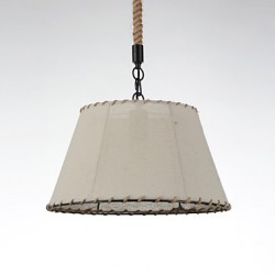 (S)1 Lights/Pendant Lamps/Vintage Style/Industry Style/Yellow/Cloth & Metals Drop Light