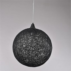 American country ball type creative paper rattan Chandelier