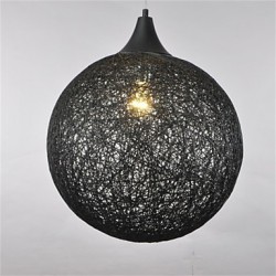 American country ball type creative paper rattan Chandelier