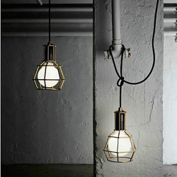 Country LED Electroplated Metal Pendant Lights Bedroom / Dining Room / Study Room/Office / Game Room / Hallway / Garage