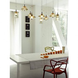 Max 40W Modern/Contemporary Glass Pendant Lights Dining Room