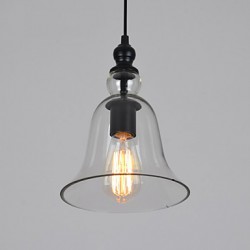 Vintage Industrial Retro Glass Chandelier Bar Creative Minimalist Living Room Bedroom Bedside Aisle Lamp Clear Colour