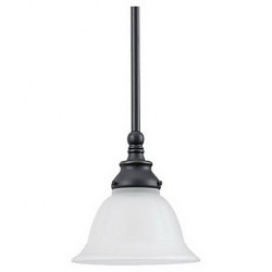 Elegant Pendant Light in White Shade