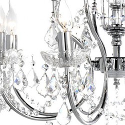 Elegant Crystal Chandelier with 8 Lights