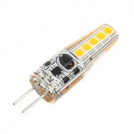 2W G4 LED Bi-pin Lights T 10 SMD 2835 200-230 lm Warm White Cool White Dimmable AC/DC 12 V 1 pcs