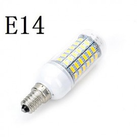 5pcs E27/E14 12W 1200LM 69-5730 SMD Warm/Cool White Light LED Corn Bulb (AC 220~240V)