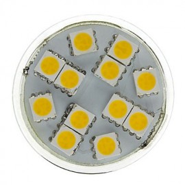 1.5W GU4(MR11) LED Spotlight MR11 12 SMD 5050 160 lm Warm White DC 12 V