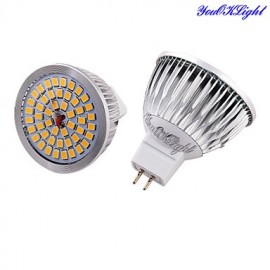 8PCS MR16 6.5W 600lm Warm White 3000K 48-SMD 2835 LED Spotlight (12V)