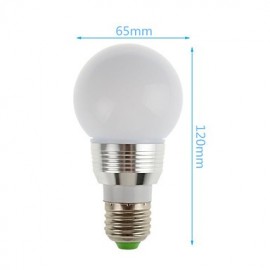 5W E27 300LM RGB LED Color Light Bulb Lamp With Remote Control (85-265V)