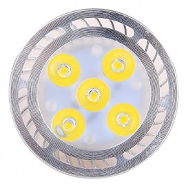 GU5.3(MR16) 7W 5x3030SMD 630 LM Warm White / Cool White MR16 Decorative Spot Lights AC 85-265 / AC 12 V