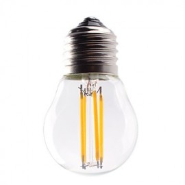 5pcs G45 4W E27 360LM Dimmable 360 Degree Warm Cool White Color LED Filament Light 220V