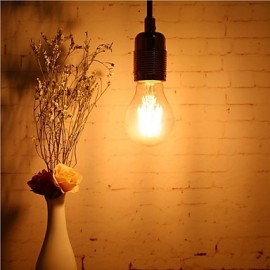 6 Pack 4W Vintage LED Filament Bulb A60 Medium Screw E27 Base Incandescent Replacement Warm White /White 220-240V AC