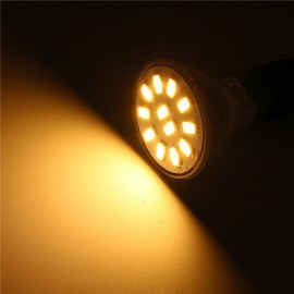 3W GU4(MR11) Decoration Light MR11 12 SMD 5730 380LM lm Warm White / Cool White Decorative 9-30 V 5 pcs