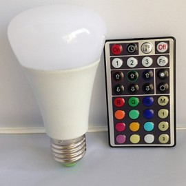 1 pcs E27 10W 3X High Power LED Dimmable/32Keys Remote-Controlled RGB LED Globe Bulbs AC 85-265 V