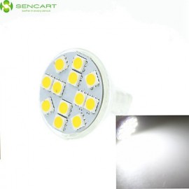 MR11 GZ4 GU4 G4 6.5W Warm / Cool White / Warm White 12 x 5060SMD LED 450-550LM Light Led Bulb (AC/DC10-30V)