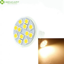 MR11 GZ4 GU4 G4 6.5W Warm / Cool White / Warm White 12 x 5060SMD LED 450-550LM Light Led Bulb (AC/DC10-30V)