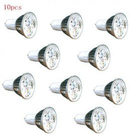 10pcs 3W GU10/GU5.3/E27 260LM Warm/Cool White Light LED Spot Lights 220V