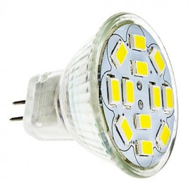 6W GU4(MR11) LED Filament Bulbs 12 SMD 5730 570 lm Warm White / Cool White DC 12 V 5 pcs