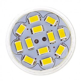 6W GU4(MR11) LED Filament Bulbs 12 SMD 5730 570 lm Warm White / Cool White DC 12 V 5 pcs