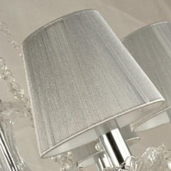 Chandelier Crystal Luxury Modern 1 Tiers Living 6 Lights