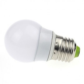 1 pcs 3W E27 LED Globe Bulbs G60 6 SMD 210-240 lm Warm White / Cool White Decorative AC 100-240 V