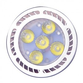 GU5.3(MR16) 7W 5x3030SMD 630 LM Warm White / Cool White MR16 Decorative Spot Lights AC 85-265 / AC 12 V