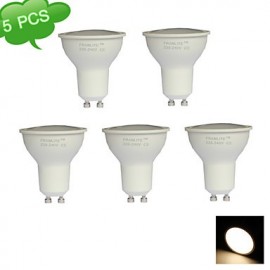 5PCS GU10 7W 3000K Warm White 21SMD 2835 LED 500LM LED Spot Light Bulb 110-240V