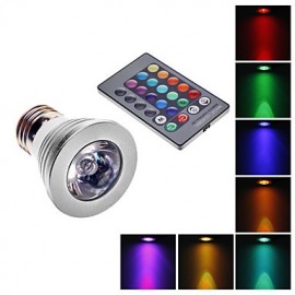 E26/E27 3 W 1 240 LM Color-Changing Spot Lights AC 220-240 V