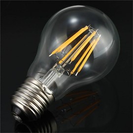 A60 6W E27 600LM 360 Degree Warm/Cool White Color Edison Filament Light LED Filament Lamp (AC85-265V)