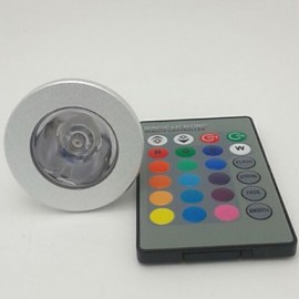 E27 3W RGB Color Spotlights LED Colorful Remote Control Spotlights