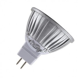 4PCS MR16 3W Dimmable LED Spotlight Warm White/Cold White Light 3000/6000k 300lm - Silvery Grey (DC 12V)