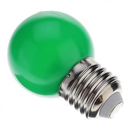 0.5W E26/E27 LED Globe Bulbs G45 7 Dip LED 50 lm Green Decorative AC 220-240 V