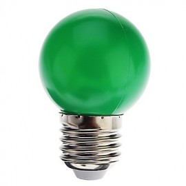 0.5W E26/E27 LED Globe Bulbs G45 7 Dip LED 50 lm Green Decorative AC 220-240 V