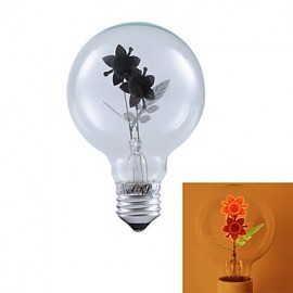 3W E27 220Lm White Sunflower LED Filament Light Bulb(AC 220V)