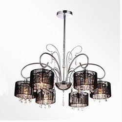 40w Modern/Contemporary Crystal Chrome Metal Chandeliers Bedroom / Dining Room / Study Room/Office / Hallway