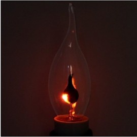 The Bar E14 1.6W 160lm Red Light Flame Lamp Fire flashing Candle Bulbs (AC 220-240V)