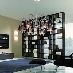 40w Modern/Contemporary Crystal Chrome Metal Chandeliers Bedroom / Dining Room / Study Room/Office / Hallway