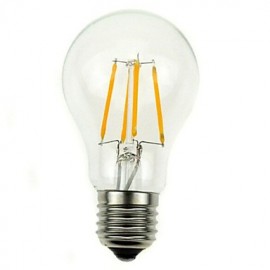 5pcs A60 4W E27 400LM 360 Degree Warm/Cool White Color Edison Filament Light LED Filament Lamp (AC220V)