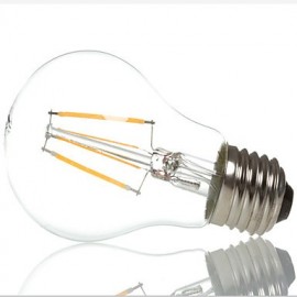 5pcs A60 4W E27 400LM 360 Degree Warm/Cool White Color Edison Filament Light LED Filament Lamp (AC220V)