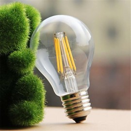 5pcs A60 4W E27 400LM 360 Degree Warm/Cool White Color Edison Filament Light LED Filament Lamp (AC220V)