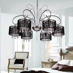 40w Modern/Contemporary Crystal Chrome Metal Chandeliers Bedroom / Dining Room / Study Room/Office / Hallway