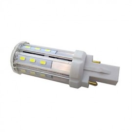 1PCS G24 6W 20 SMD 5730 100LM LM Warm White / Natural White T Decorative Corn Bulbs AC85-265V