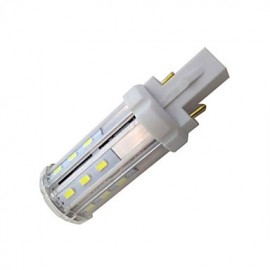 1PCS G24 6W 20 SMD 5730 100LM LM Warm White / Natural White T Decorative Corn Bulbs AC85-265V