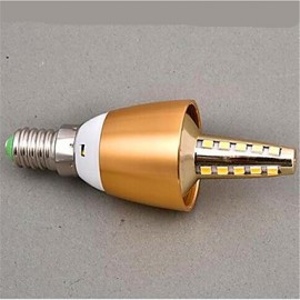 5pcs 7W E14 Warm White Color Starry Sky Led Candle Light SDM2835 Chandelier Lamps (AC220-240V)