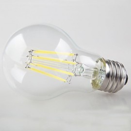 1 pcs E26/E27 8W 8 COB 750 lm Warm White / White A60(A19) edison Vintage LED Filament Bulbs AC 220-240 V