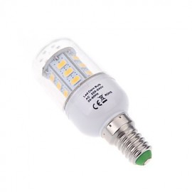 5pcs 24LEDS E14 LED Corn Lamp 5730SMD Light Bulb (AC220-240V)